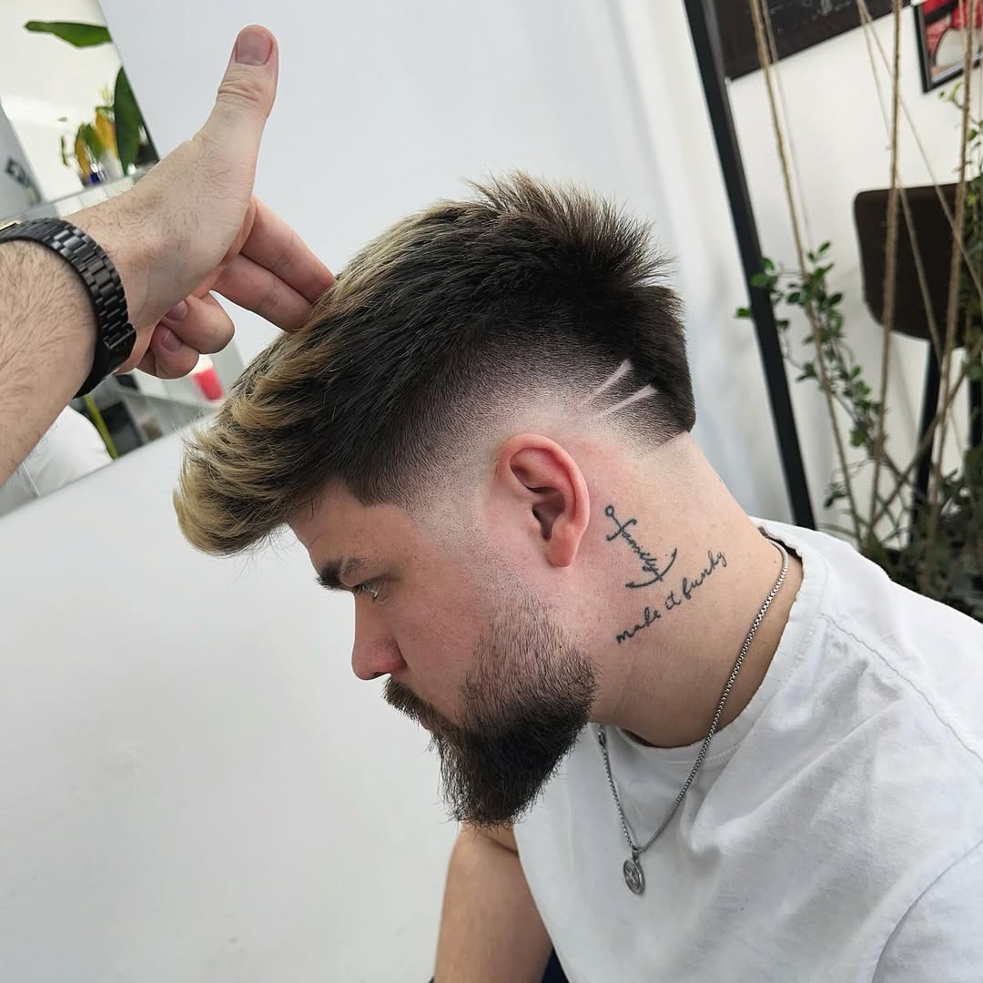 Burst fade — modern fresh fades