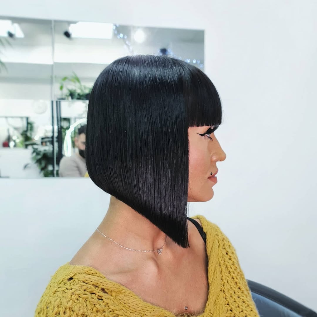 Precision bob cut — salon education